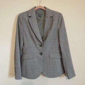 💃🏻 Ann Taylor | Light Gray Tailored Stretch Blazer/Suit Jacket 4
